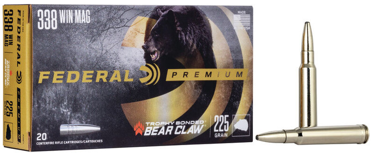 Federal Trophy Bonded 338 Win Mag