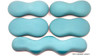 CORE "Turquoise" Natural-Matte (Set of 5) SYNERGY STONE Hot Stone Massage Tools