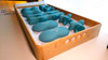 COMPLETE ADVANCED "Turquoise" Natural-Matte Water-Free SYNERGY STONE Hot Stone Massage Tool System