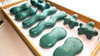 SYNERGY STONE COMPLETE ADVANCED Water-Free Hot Stone Massage Heating System Set of 10 Jade Ultra-SmoothUltra-Smooth