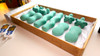 COMPLETE ADVANCED "Mint" Natural-Matte Water-Free SYNERGY STONE Hot Stone Massage Tool System
