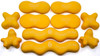 ADVANCED "Golden" Natural-Matte (Set of 10) SYNERGY STONE Hot Stone Massage Tools