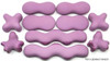 ADVANCED "Orchid" Natural-Matte (Set of 10) SYNERGY STONE Hot Stone Massage Tools