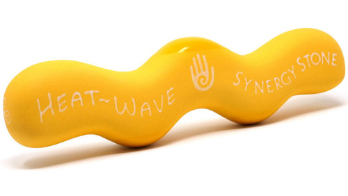 HEAT-WAVE "Golden" Natural-Matte SYNERGY STONE Hot Stone Massage Tool