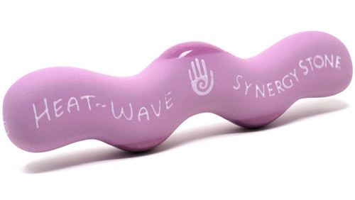 HEAT-WAVE SYNERGY STONE (Slightly Imperfect) Orchid Natural-Matte Hot Stone Massage Tool