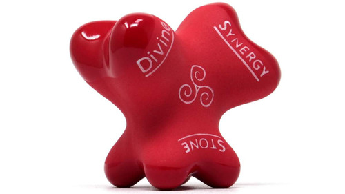 DIVINE SYNERGY STONE (Slightly Imperfect) Flame Natural-Matte Hot Stone Massage Tool