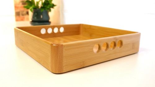 Small Bamboo Tray for Water-Free Heating System