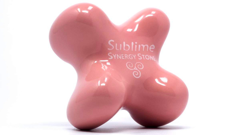 SUBLIME "Rose" Ultra-Smooth SYNERGY STONE Hot Stone Massage Tool