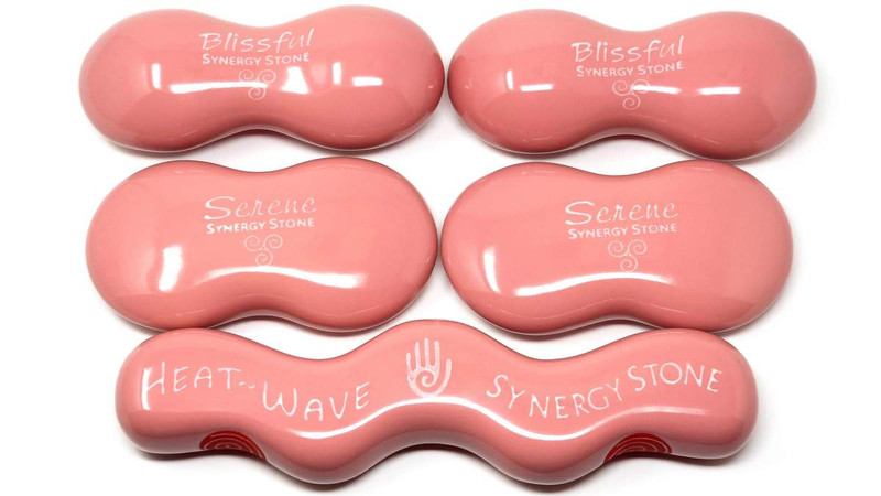 CORE "Rose" Ultra-Smooth (Set of 5) SYNERGY STONE Hot Stone Massage Tools