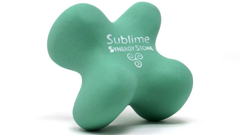 SUBLIME "Mint" Natural-Matte SYNERGY STONE Massage Tool