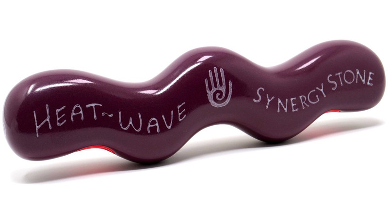 HEAT-WAVE "Luscious" Ultra-Smooth SYNERGY STONE Hot Stone Massage Tool