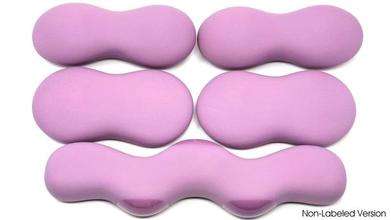 SYNERGY STONE CORE Hot Stone Massage Tool Set of 5 Orchid Natural-Matte (Less-Labeled)