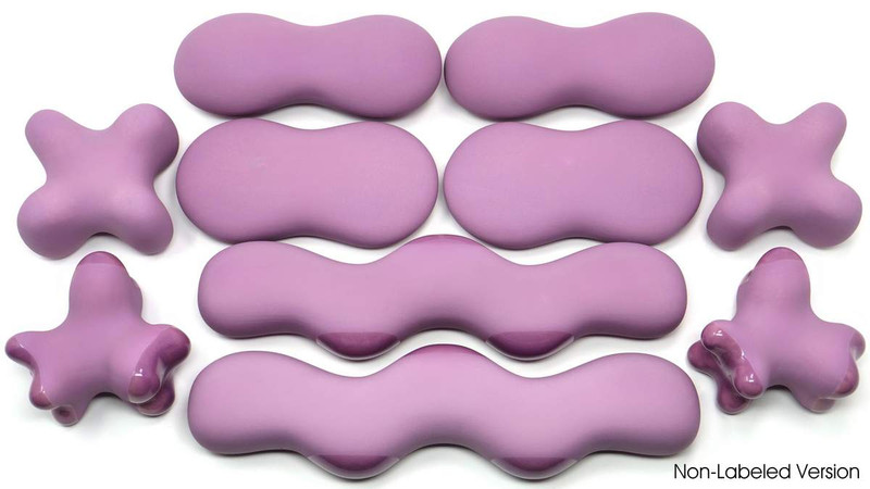 ADVANCED "Orchid" Natural-Matte (Set of 10) SYNERGY STONE Non-Labeled