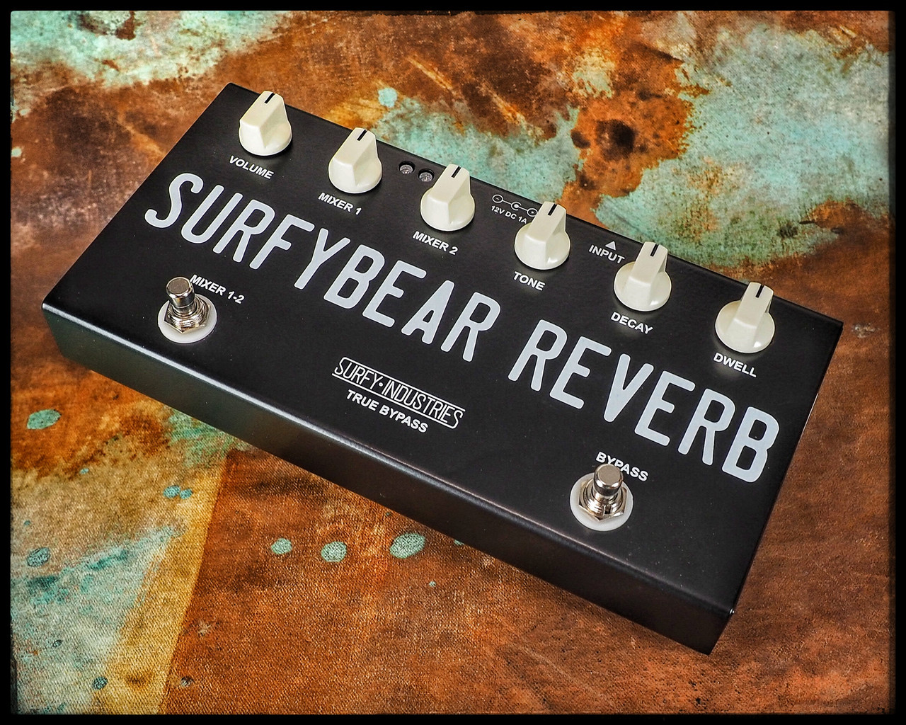 SURFYBEAR REVERB Compact スプリングリバーブ 黒 美品 Surfy Industries - SurfyBear Reverb - Compact Tank Black (V1