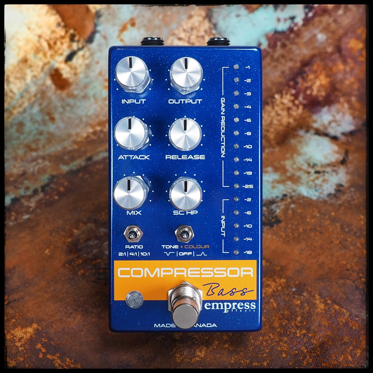 Empress Effects Bass Compressor - Blue Sparkle