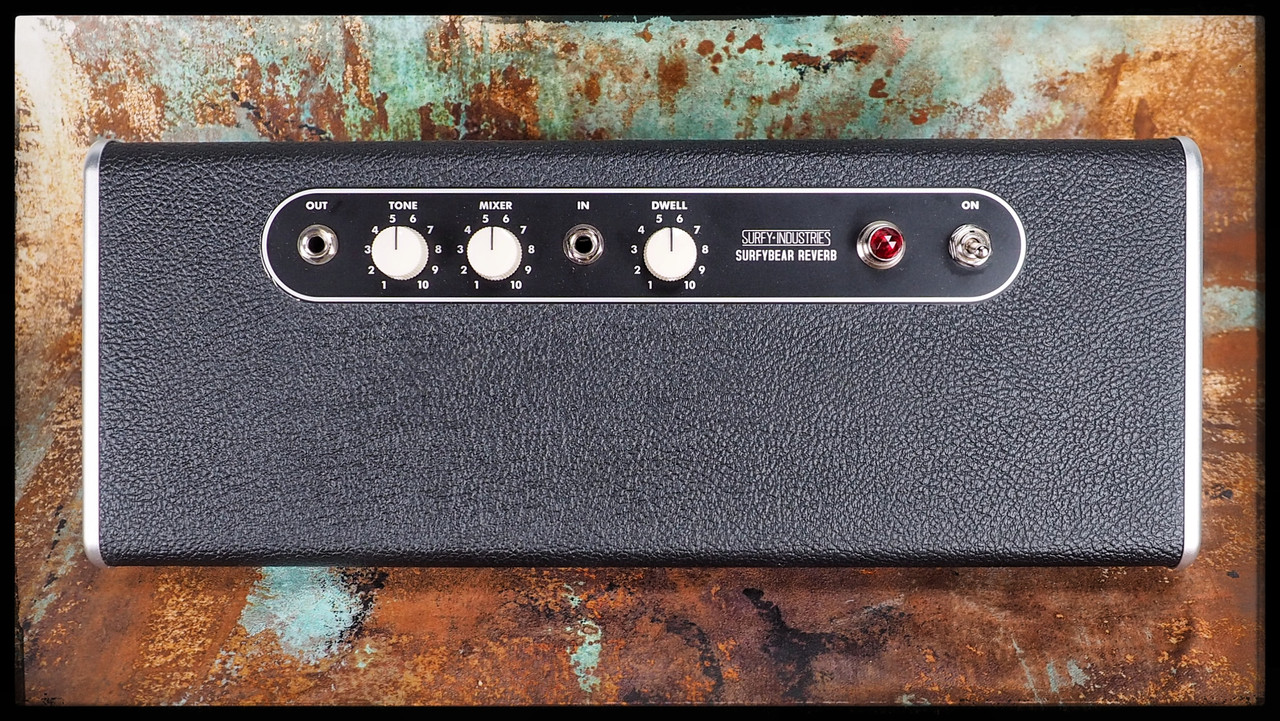 Surfy Industries SurfyBear Classic Reverb Unit 3.0 - Black - El