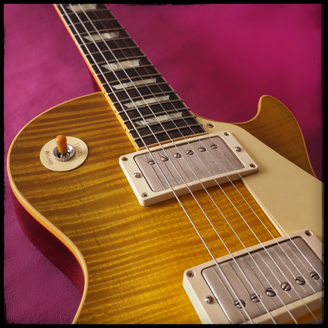 2023 Gibson Custom Shop Les Paul R4 - M2M Green Lemon, PAFs - El