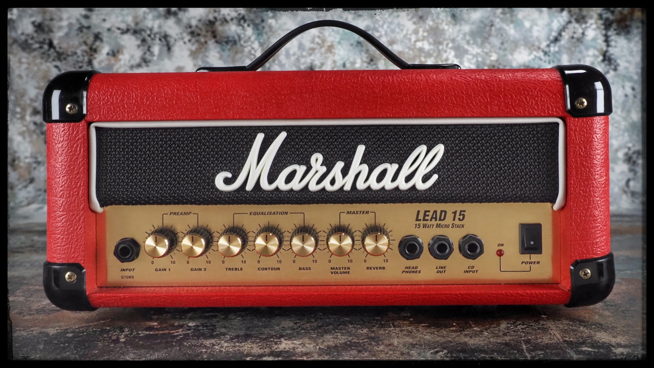 Marshall G15MS Lead 15 Mini Stack - Red - El Diablo Amps