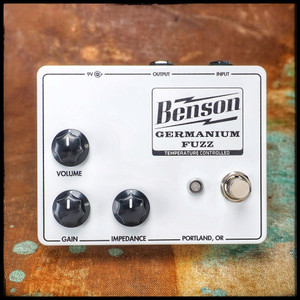 Benson Amps Germanium Fuzz Solar White Pedal Benson Amps Germanium Fuzz Solar White Pedal