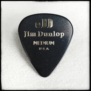 Jim Dunlop Black Celluloid Guitar Picks - Medium (12 Pack) Jim Dunlop Black Celluloid Guitar Picks - Medium (12 Pack)