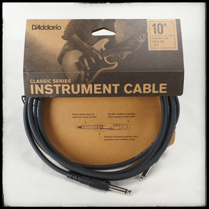 D'Addario Classic Series 10' Instrument Cable - (ST-ST) D'Addario Classic Series 10' Instrument Cable - (ST-ST)
