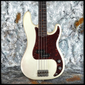 2018 Fender American Original 60s Precision Bass - Olympic White, Real Relic!