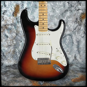 2014 Fender American Deluxe Plus Stratocaster - Mystic 3 Color Sunburst (w/Standard, Blender & Cutter Personality Cards)