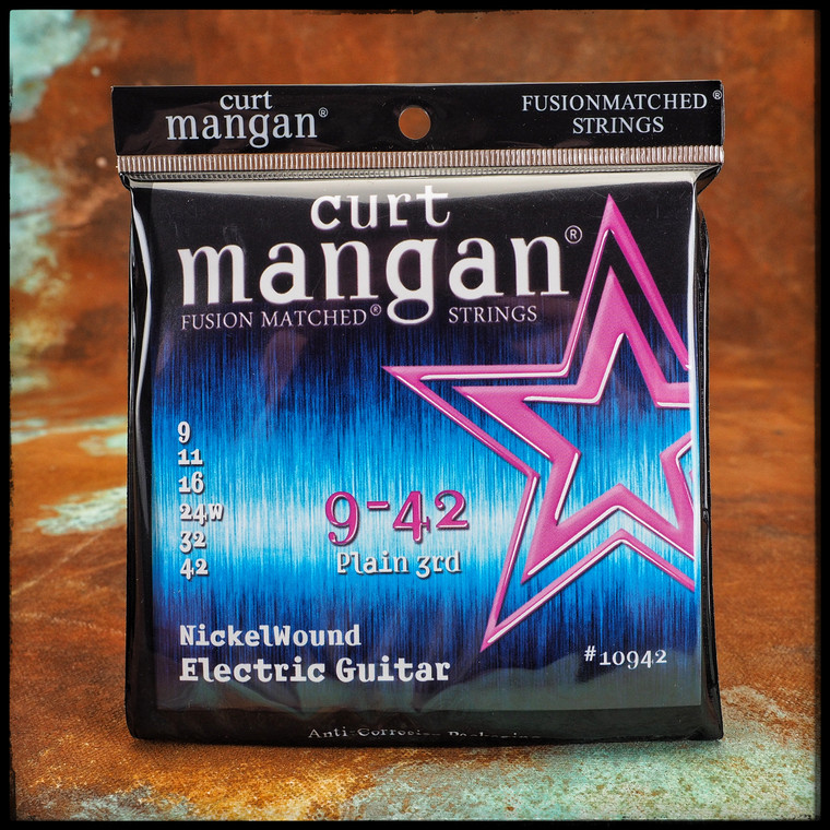 Curt Mangan Nickelwound Electric Guitar 9-42