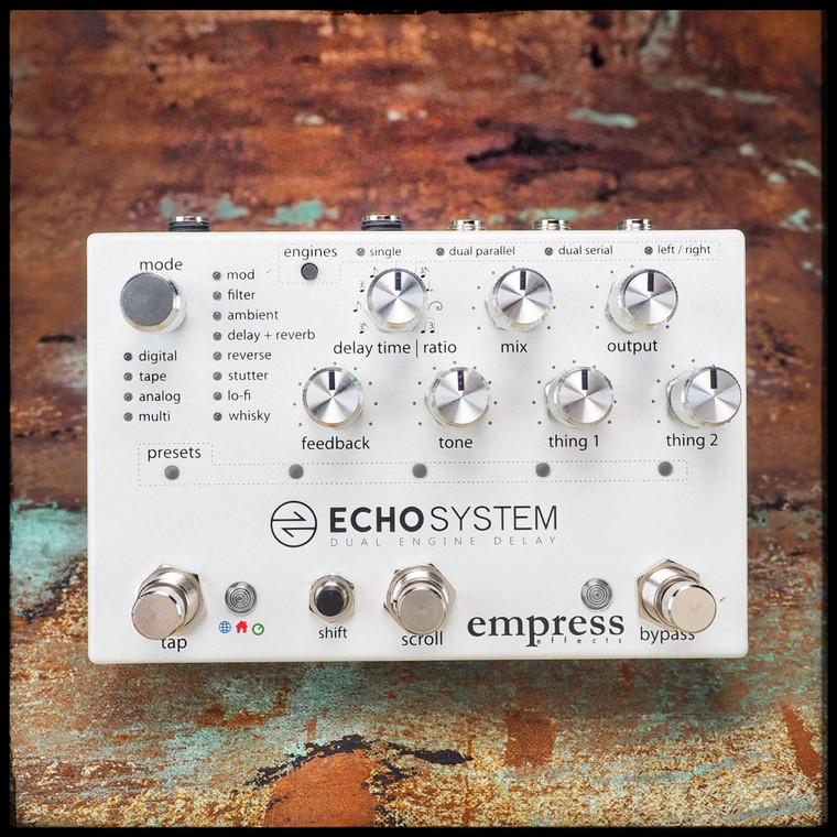 Empress Effects Echosystem ディレイ　エフェクター Echosystem - Dual Engine Multi-Mode Delay Pedal – Empress