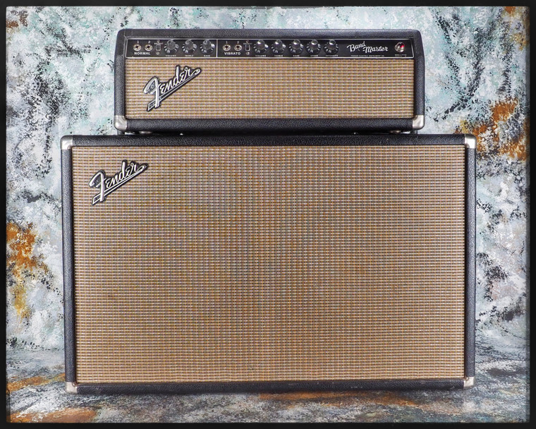 1964 Fender Bandmaster Piggyback Guitar Amp