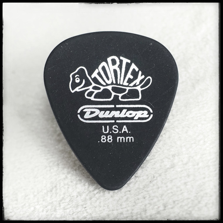 Jim Dunlop TORTEX® PITCH BLACK STANDARD PICK .73MM (12 Pack)