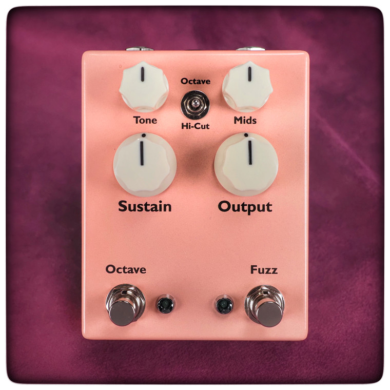 Cunningham Amplifiers Octave Fuzz - Shell Pink
