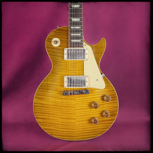 2023 Gibson Custom Shop Les Paul R4 - M2M Green Lemon, PAFs - El