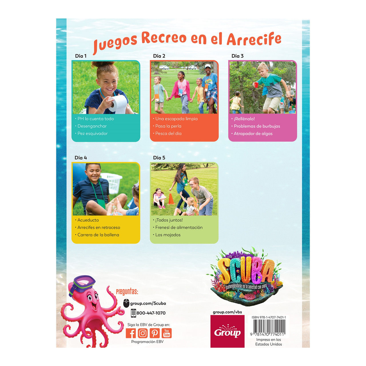 Scuba VBS Spanish Reef Rec Leader Manual PDF Group