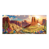 Monumental VBS Colorful Canyon Fabric Wall Hanging (set of 3 panels)