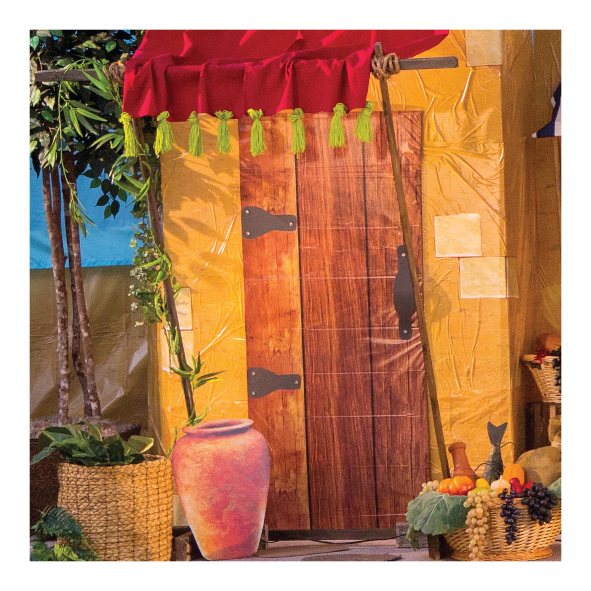 Wooden Plastic Table Cover Group