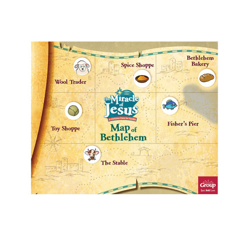 Miracle of Jesus Map of Bethlehem Group Publishing