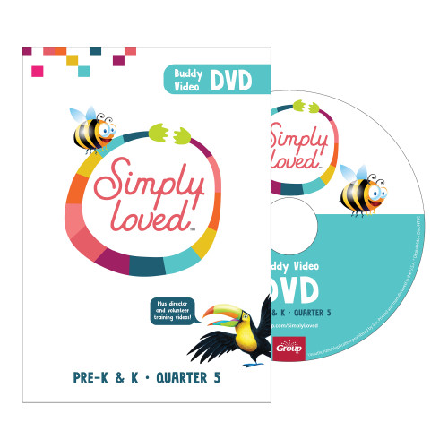 Simply Loved Pre-K and K Buddy Video DVD - Quarter 5