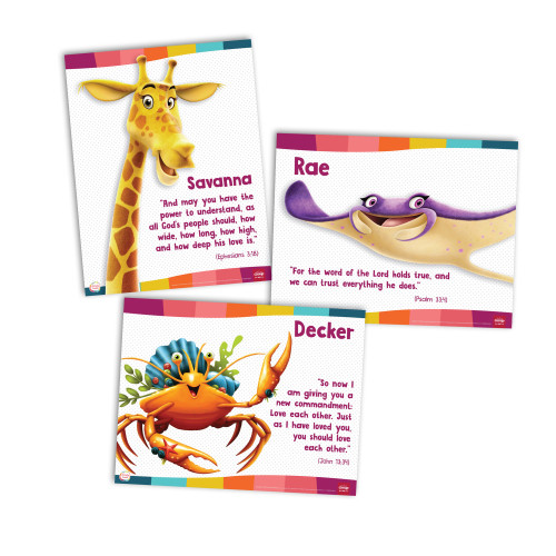Simply Loved Bible Memory Buddy Posters - Quarter 1 Group Publishing