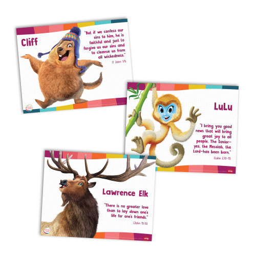 Simply Loved Bible Memory Buddy Posters - Quarter 7 Group Publishing