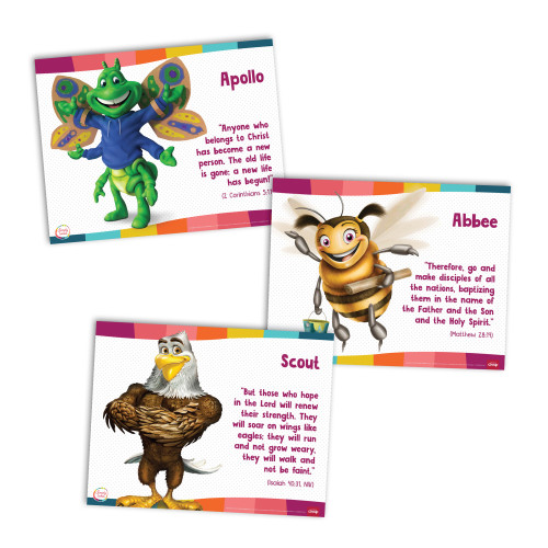 Simply Loved Bible Memory Buddy Posters - Quarter 8 Group Publishing