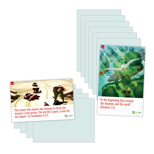 DIG IN, Bible in One Year - Bible Verse Poster Pack - Download Group Publishing