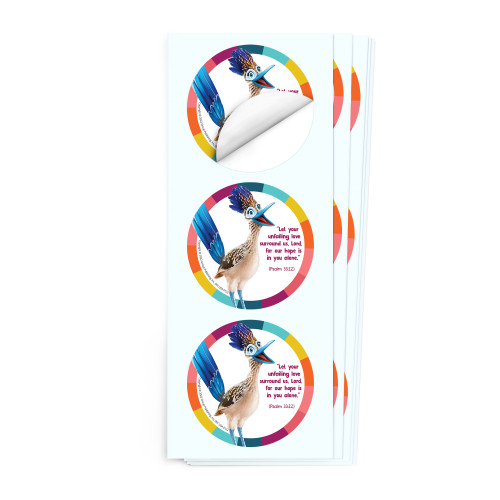 Simply Loved Bible Memory Buddy Sticker Pack - Quarter 10 - Miley the Roadrunner Group Publishing