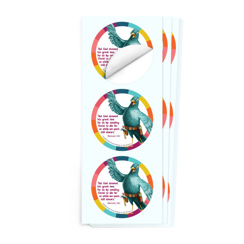 Simply Loved Bible Memory Buddy Sticker Pack - Quarter 10 - Skyler the Bowerbird Group Publishing