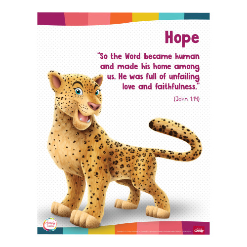 Simply Loved Bible Memory Buddy Poster - Holiday Year 3 Group Publishing