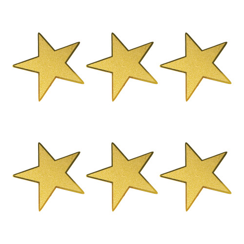 Glitter Stars - Gold (pkg of 6 - 5 in x 12 in) Group Publishing
