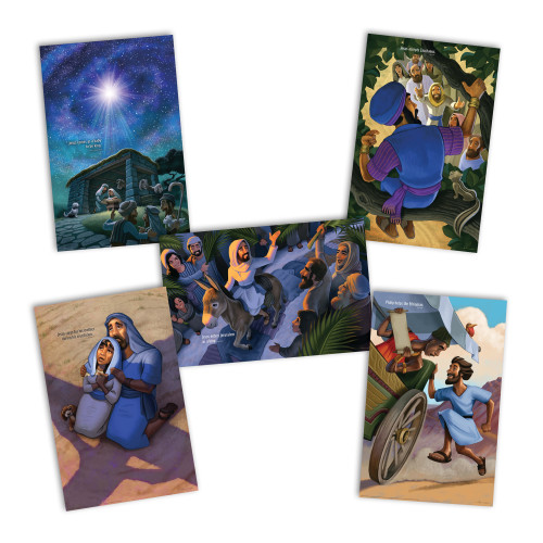 Stellar VBS Bible Story Posters (set of 5 - 34 in x 22 in)