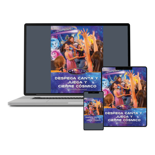 Stellar VBS Sing & Play Spanish Blast Off/Cosmic Closing Leader Manual - Download Group Publishing