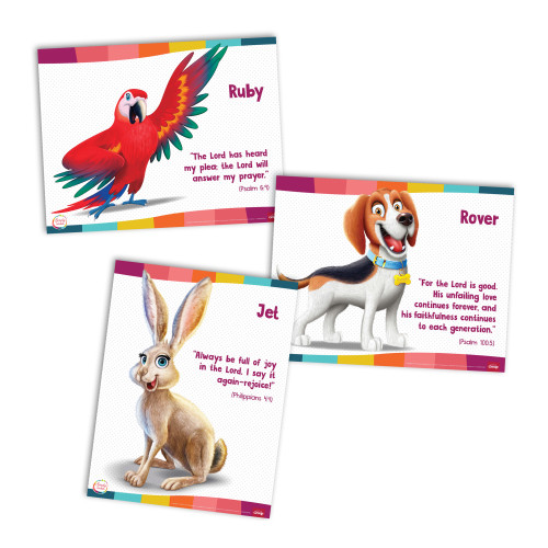 Simply Loved Bible Memory Buddy Posters - Quarter 12 Group Publishing
