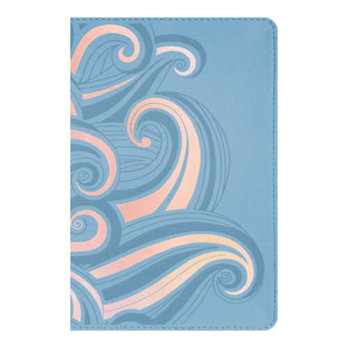 NLT Hands-On Bible Third Edition - LeatherLike Periwinkle Pink Waves Group Publishing